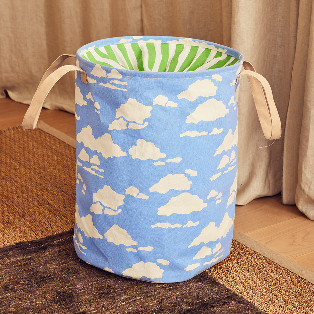 Canvas Laundry Hamper - Cloud