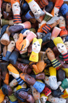 Assorted Little Ladies hand-sculpted ceramic figures by Lili Todd