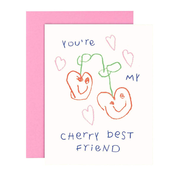 Card - Cherry Best Friends