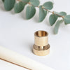 Solid Brass Candleholder