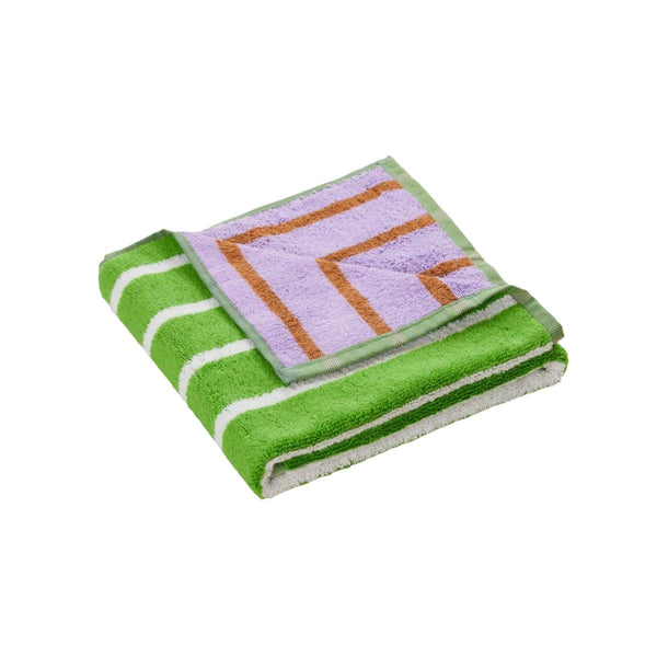 House Stripe Hand Towel - Glass
