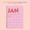 2026 Calendar - Colorburst