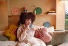Pink Bloom Shape Cushion