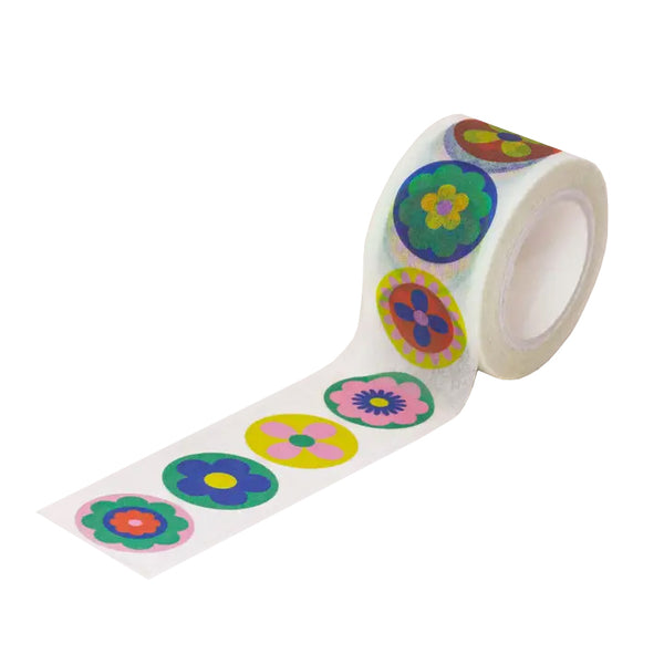 Washi Tape - Retro Flowers