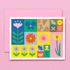 Card - Blank Flowerblock