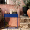 metal indoor outdoor garden succulent fixture shelf furniture cobalt