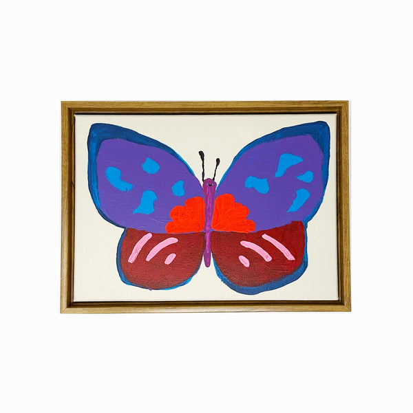 Framed Painting - My Butterfly Friend