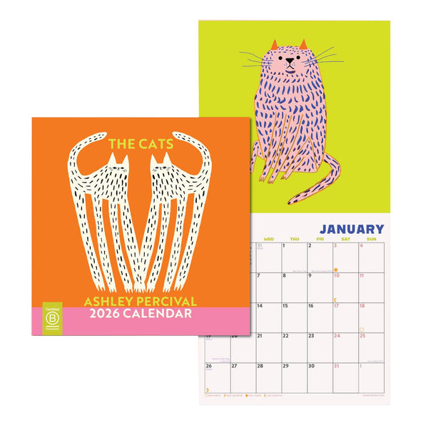 2026 Calendar - Cats