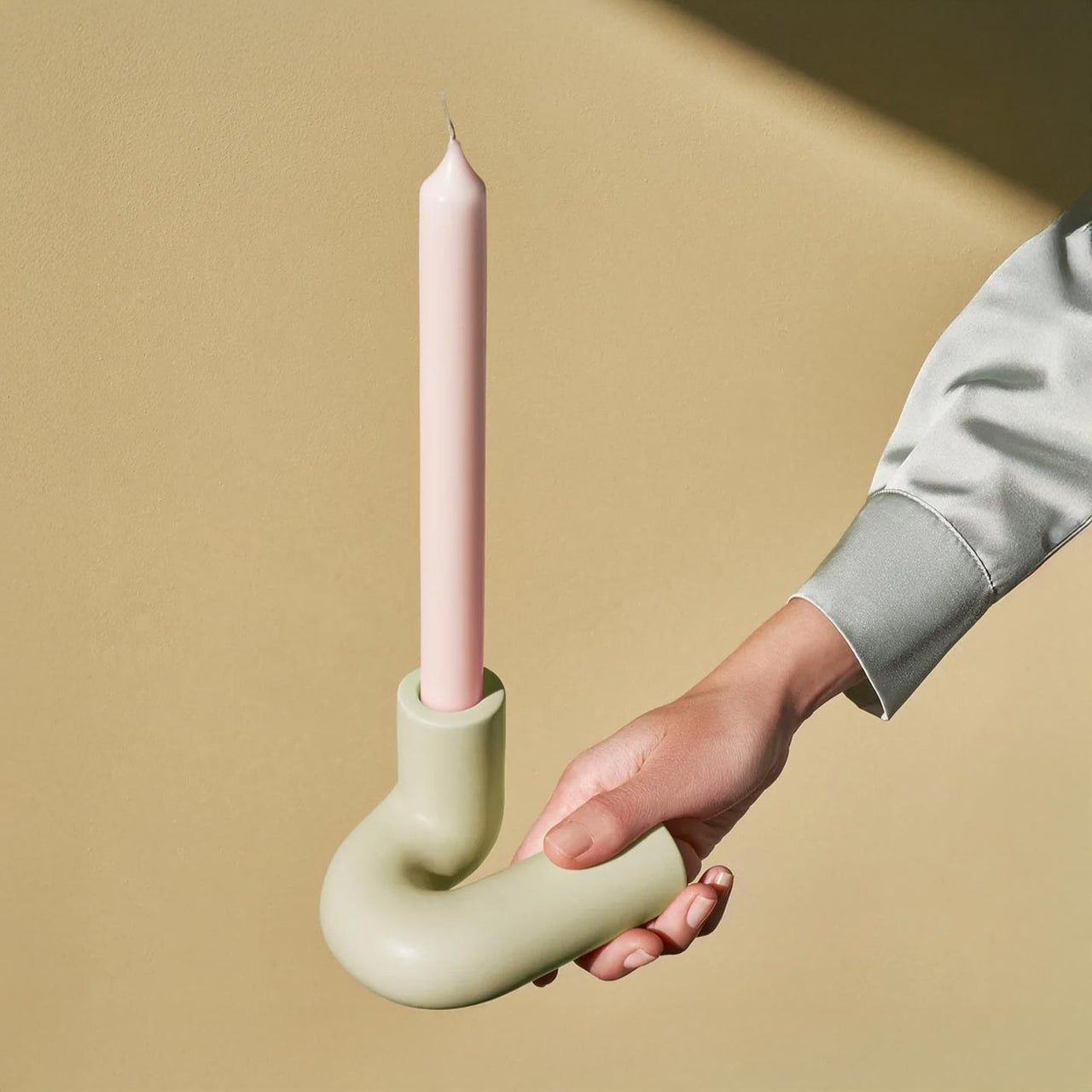 Templo Candleholder - Light Mint
