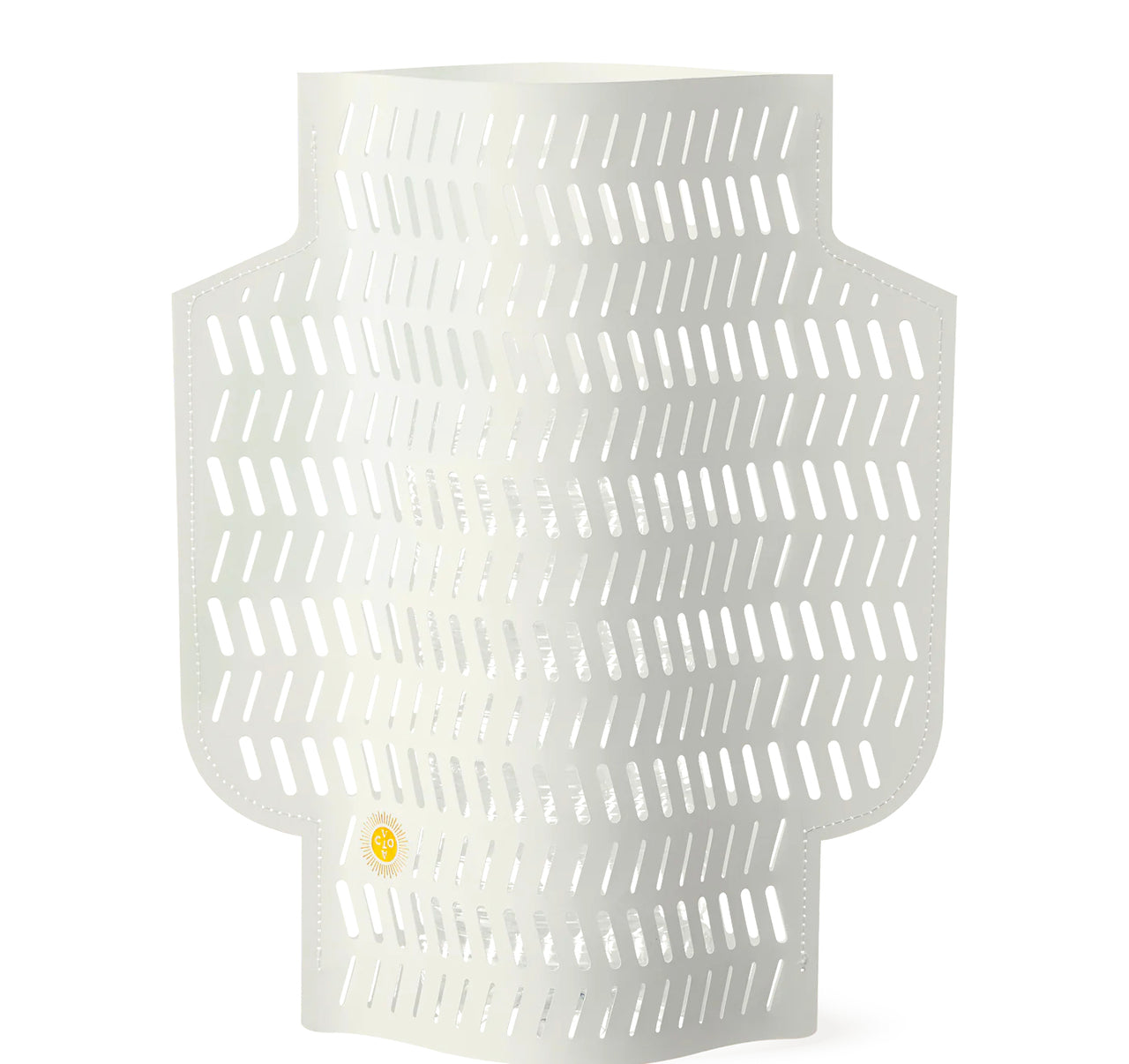 Coral Paper Vase- White