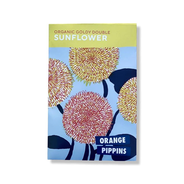Seed Packet - Goldy Double Sunflower, Organic
