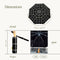 Compact Eco-Friendly Umbrella- Black Grid