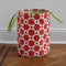 Canvas Laundry Hamper - Raspberry