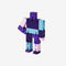 Cubebot Purple Multi