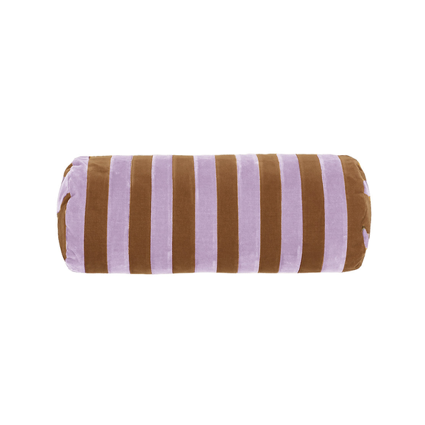 Velvet Bolster - Striped