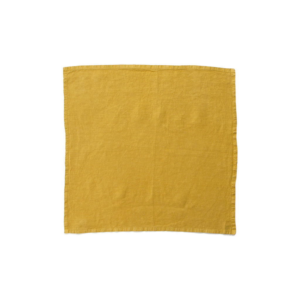 Simple Linen Napkin Mustard