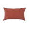 Simple Linen Bolster Pillow Terracotta