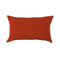Simple Linen Bolster Pillow Rust