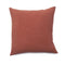 Simple Square Linen Pillow Terracotta