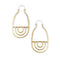 Arcos Earrings- Brass