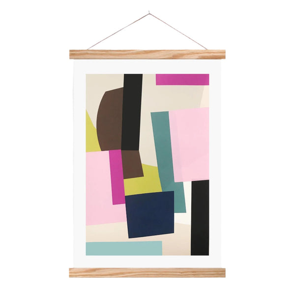 Wooden Magnetic Hanger Frame - Natural Oak