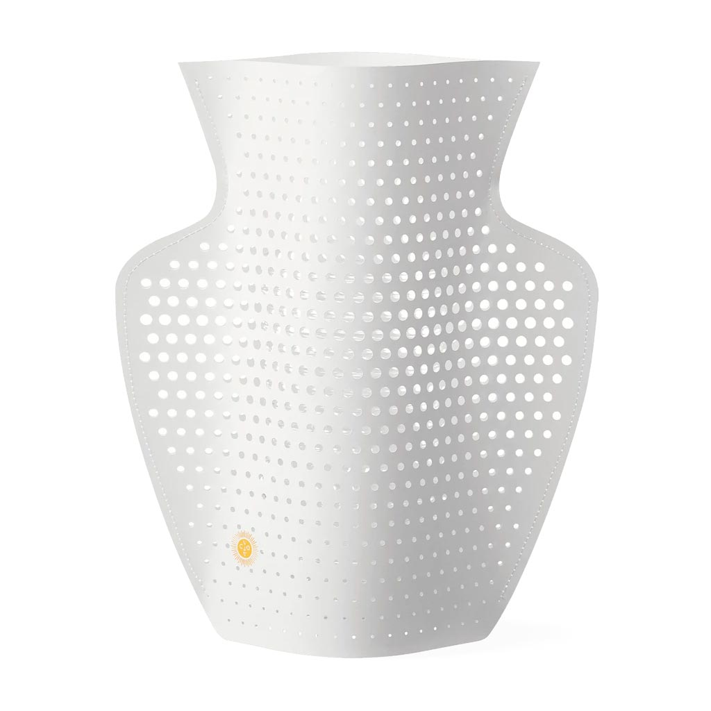 Cyano Paper Vase- White