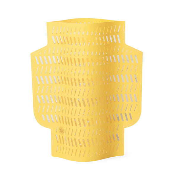 Dendra Paper Vase- Yellow