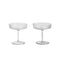 Ripple Champagne Saucer - Set of 2