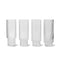 Ripple Glasses Long - Set of 4