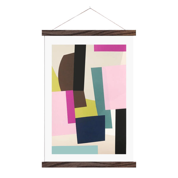 Wooden Magnetic Hanger Frame - Walnut